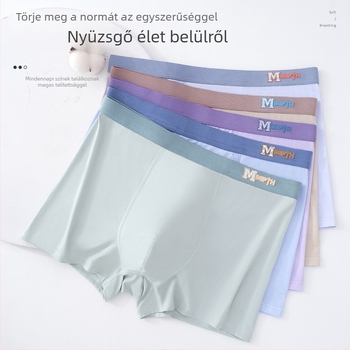 Modal férfi boxer alsónemű nyárra, vékony, légáteresztő, antibakteriális, nagy méret