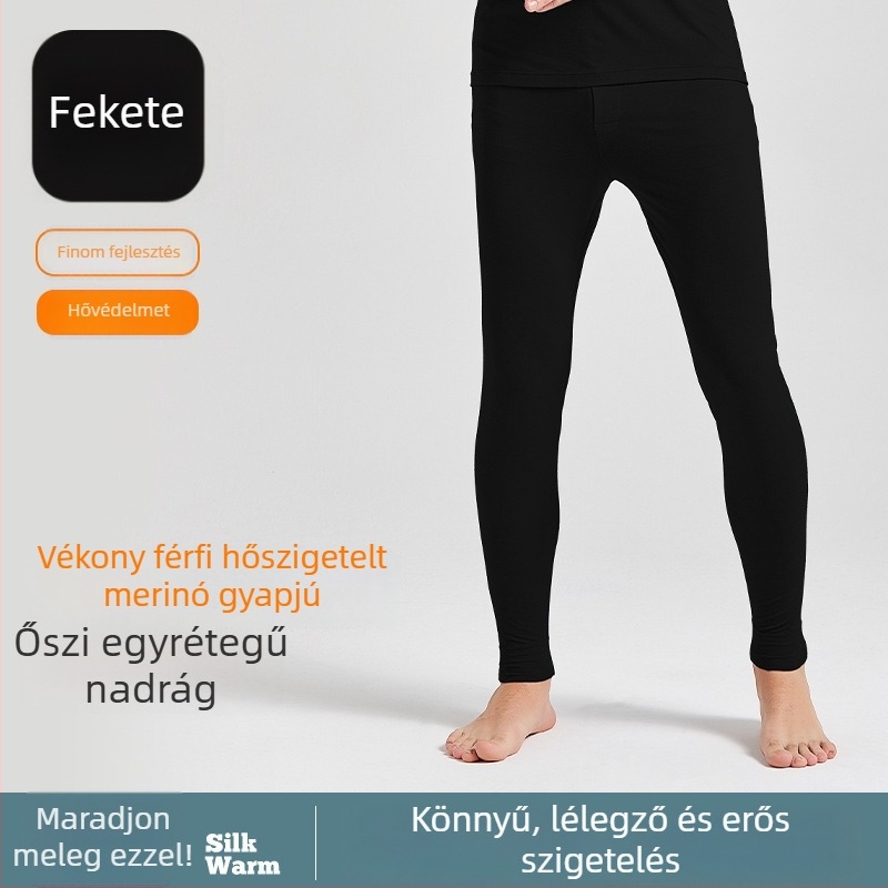Őszi-téli fűtő termo alsó-felső készlet, akril tartalom 30–50%, vastag anyag 251–300 g/m2, varrás nélküli