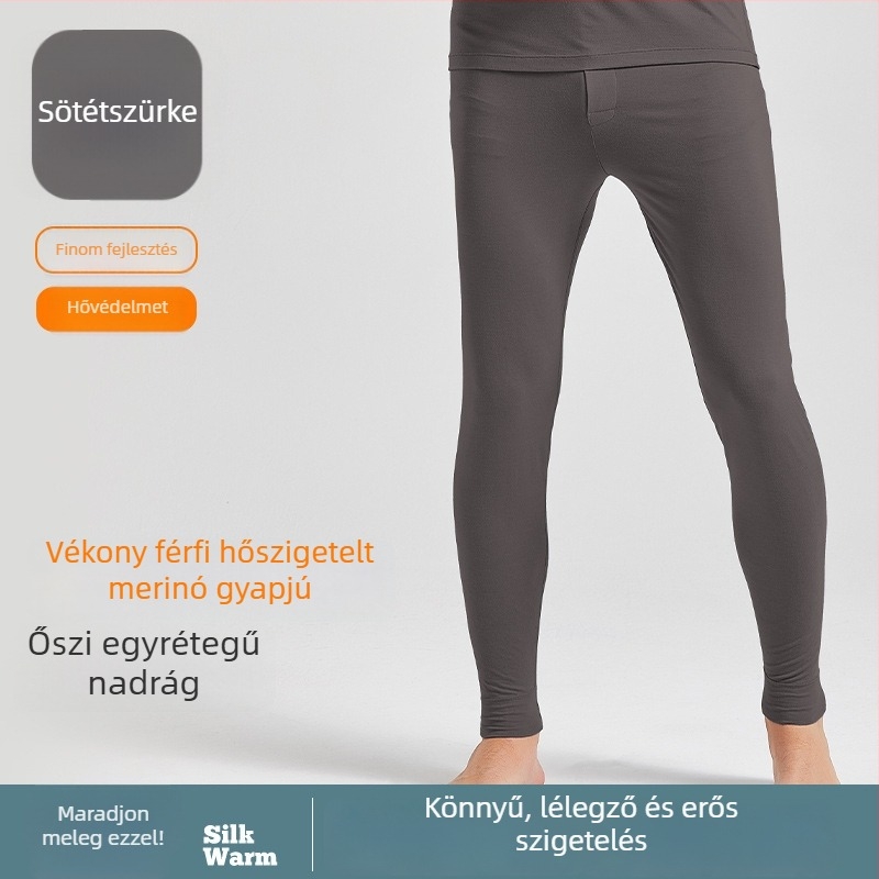 Őszi-téli fűtő termo alsó-felső készlet, akril tartalom 30–50%, vastag anyag 251–300 g/m2, varrás nélküli
