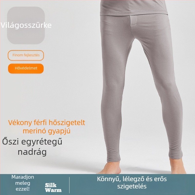 Őszi-téli fűtő termo alsó-felső készlet, akril tartalom 30–50%, vastag anyag 251–300 g/m2, varrás nélküli