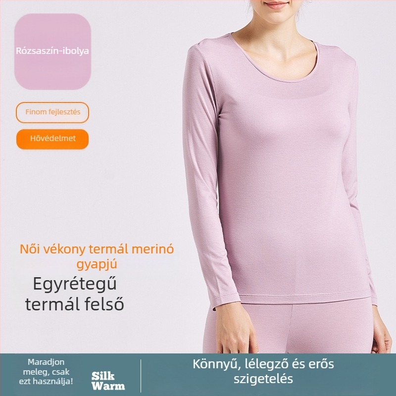 Őszi-téli fűtő termo alsó-felső készlet, akril tartalom 30–50%, vastag anyag 251–300 g/m2, varrás nélküli