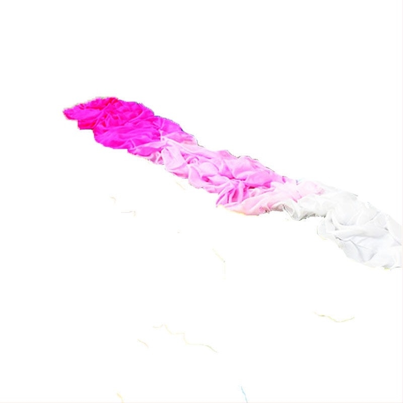 Hosszú, folyó tánckendő légi tánchoz, bottal – kibővített változat, Dunhuang ihletésű, a kifutón