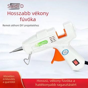 Saed 20W/30W meleg ragasztópisztoly hosszabbító fúvóka, kézi adagolás ékszerkészítéshez