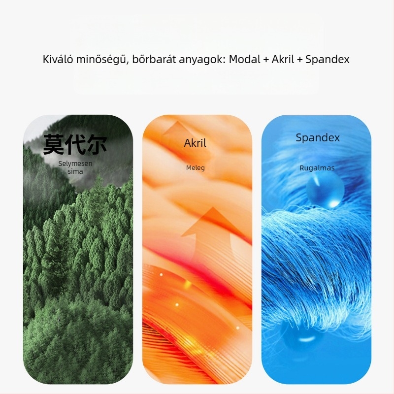 Női 160 g ultra vékony Modal termo alapréteg készlet – felső és alsó az őszre