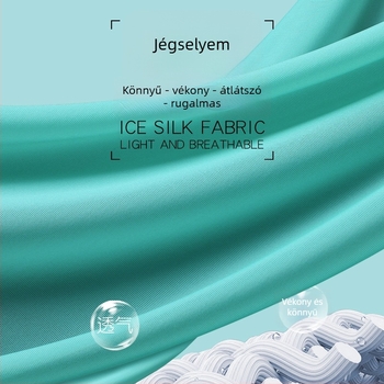 Férfi Ice Silk alsónemű – lélegző, antibakteriális, gyorsan száradó, középmagas derekú, nylon kötés