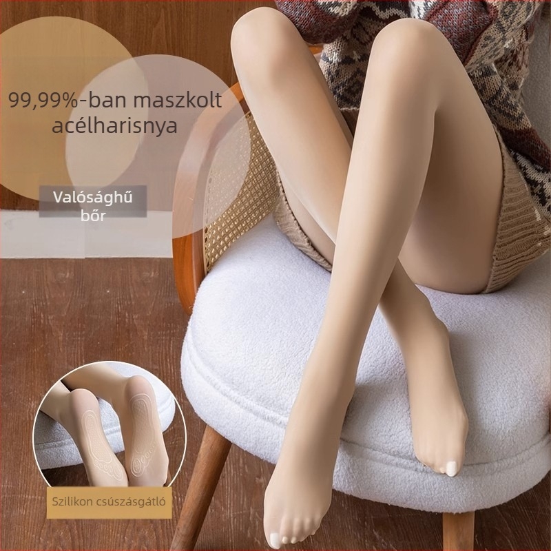 Macska Mancs maszk, harisnyák rozsdamentes acélból, harisnyák lóolajjal tavasszal-őszre, harisnyák testszínű nyomásos hatással, karcsúsító leggings
