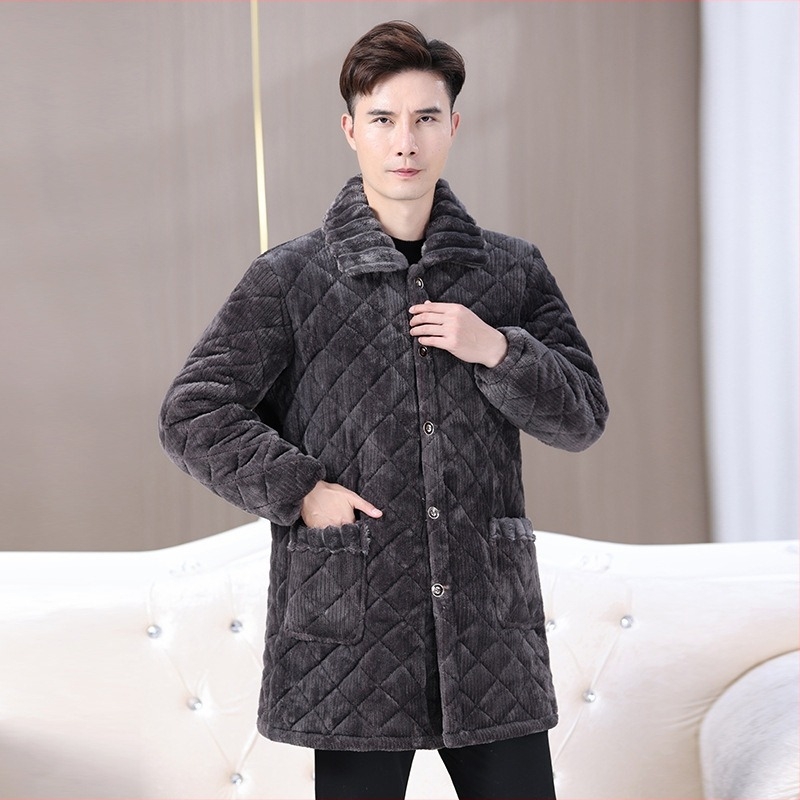 Pizsama dzseki fleece béléses, extra vastag anyag (501–600 g/m²), elasztikus pamutanyag viszkóz rostokkal, négyszögletes gallér, hosszú ujjú, oversize