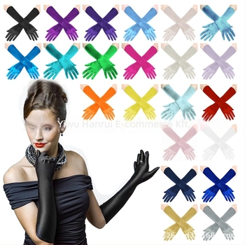 Textil anyagú cosplay kesztyű, kézzel készült, 1920-as évek stílusú kiegészítő