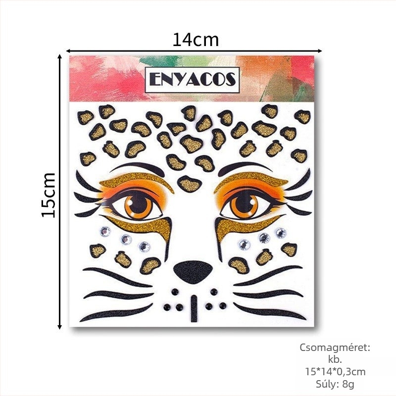 Macskafül fejpánt és szőrös farok cosplay szett, felnőtteknek, 2024 tavasz