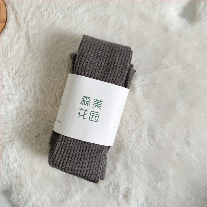 Őszi–téli gyapjú leggings, meleg, szürke, karcsúsító hatású