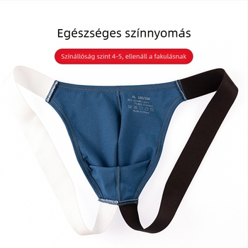 Férfi pamut T-back alsónemű, lélegző, 3D U-formájú rekesz, alacsony derék