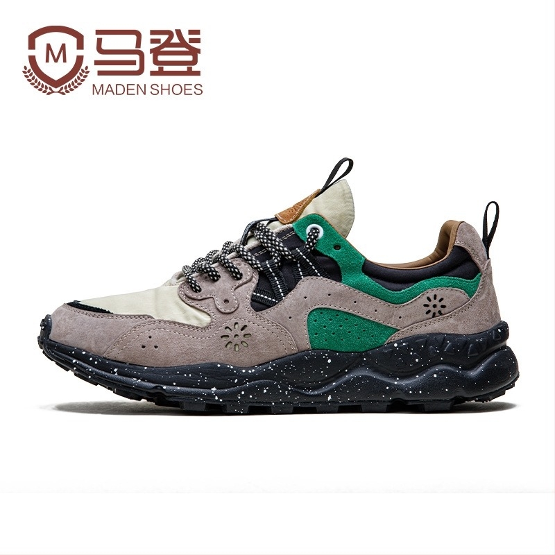Dad Shoes – Unisex, Felső rész: kevert anyag, Zárás: fűző, Kerek orr, Lapos sarok