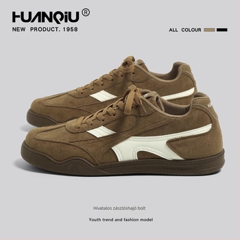 Férfi sportos-casual cipő, felsőrész műbőr és textil, PVC talp, fűzővel záródó, magasságot növelő 3–5 cm