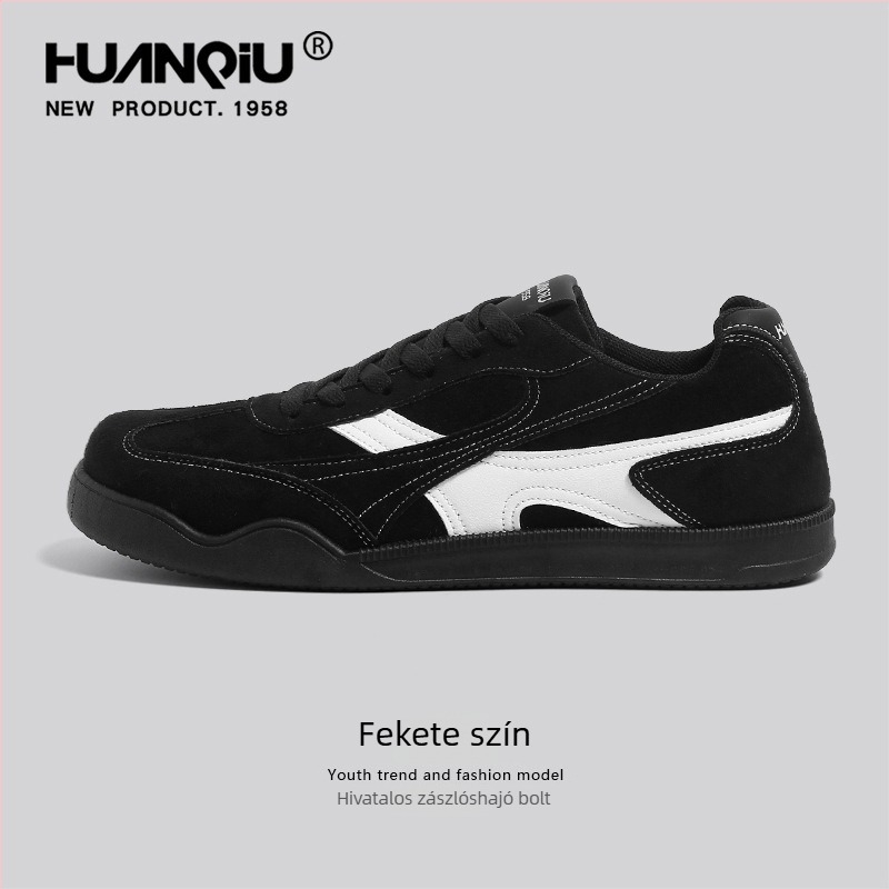 Férfi sportos-casual cipő, felsőrész műbőr és textil, PVC talp, fűzővel záródó, magasságot növelő 3–5 cm