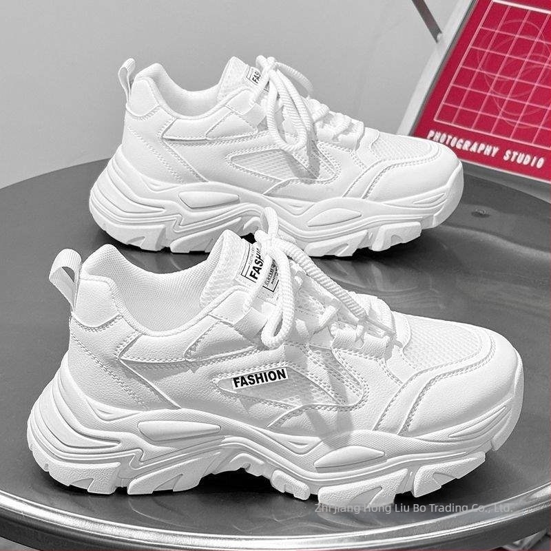 Férfi hálós felső részű casual cipő, fűzős, lélegző, könnyű, gumírozott talp