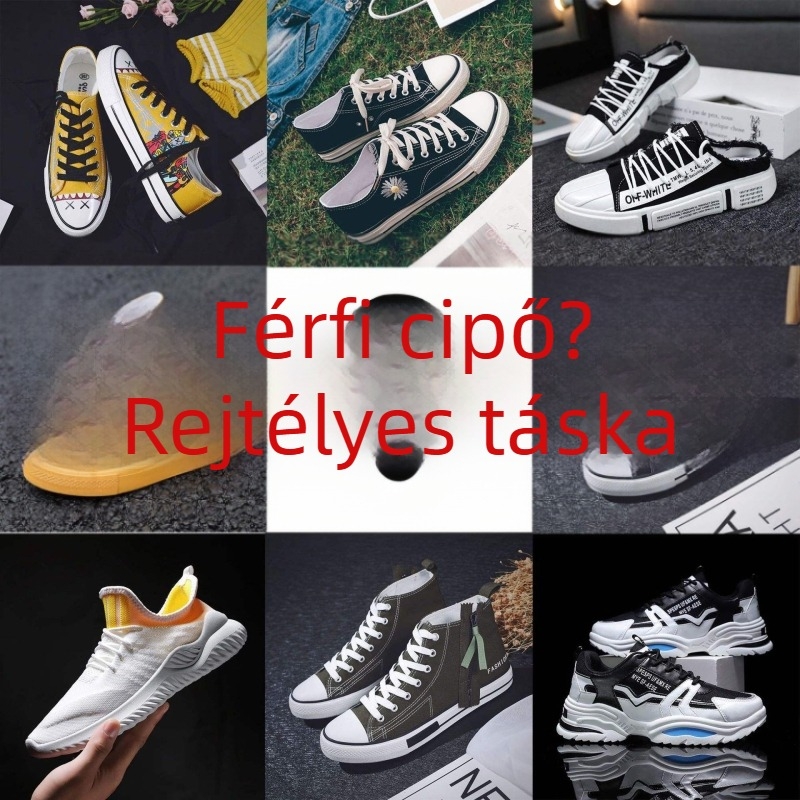 Férfiak számára légáteresztő hálós futócipők, fűzővel, középmagasságú felsőrész, alacsony sarok 1–3 cm