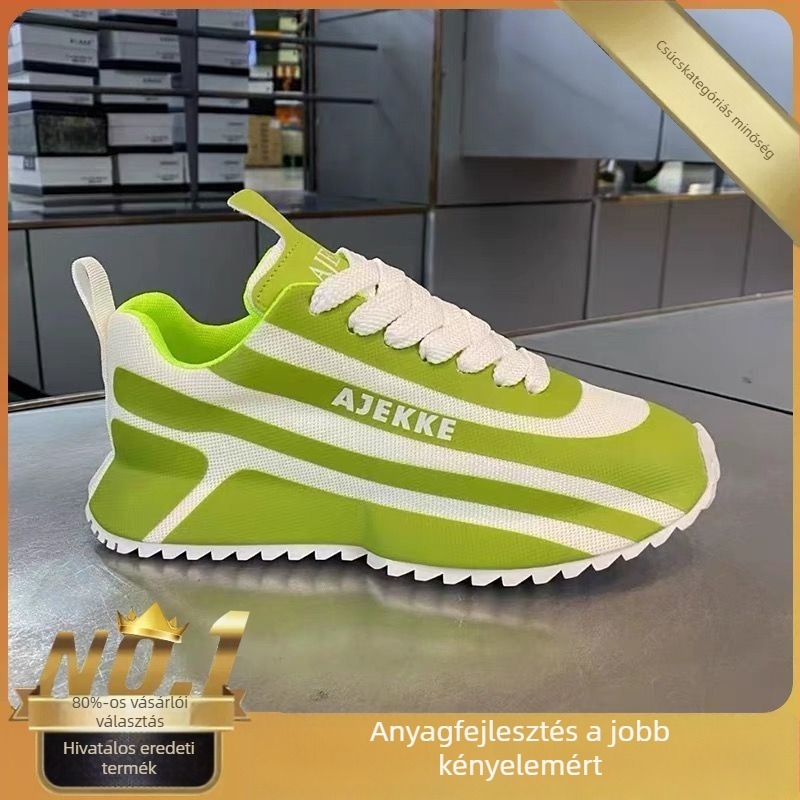 Férfi loaferek – légáteresztő hálófelső, fűzőzárás, hegyes orr, gumitalp, könnyű
