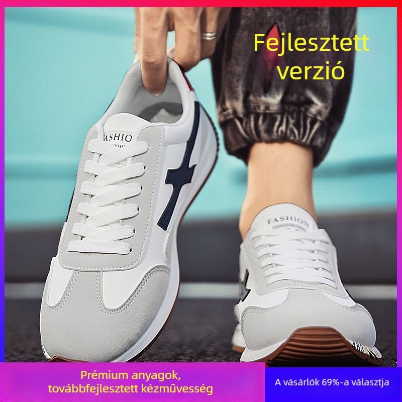 Férfi folyóparti túracipő, könnyű PU felsőrész, vulkanizált gumi talp, csúszásmentes és kopásálló, fűzővel záródó