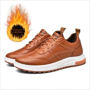 Férfi mindennapi sportcipő EVA talpbetéttel, injekciózott műanyag talppal, fűzőkkel, kerek orr, alacsony szár