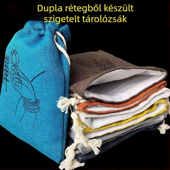 ABS anyagú ékszerdoboz, kétszintes, gyöngy tárolására és polírozására