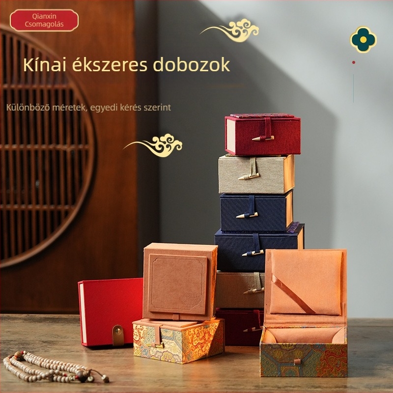 Ékszerdoboz, Új kínai stílus, Eredet: Yixing, Anyag: kompozit anyagok, Csomagolás: terminális csomagolás