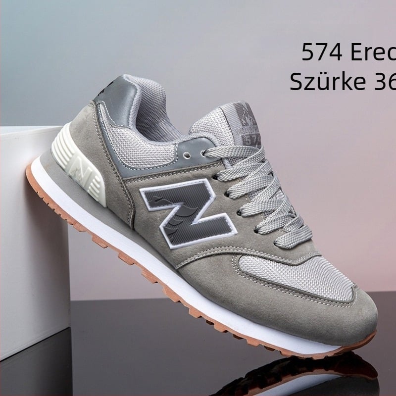 Férfi sportcipő, casual stílusban, lélegző PU+ hálós felsőrész, PVC talp, rugalmas pántos záródás, alacsony fazon, kerek orr