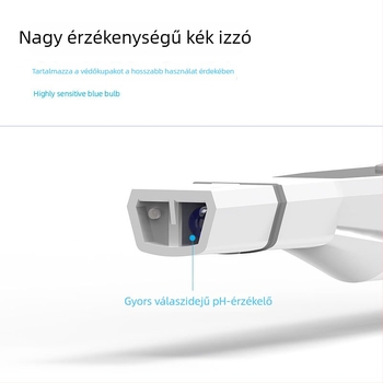 Ipari szennyvízhez használható hordozható pH-pen, színes kijelzővel, digitális olvasattal, intelligens, nagy pontosságú