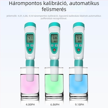 Ruyi hordozható pH-mérő PH220W külső elektróddal – 0.01 pH pontosság, 0.01–14.00 pH tartomány, márka Ruyi