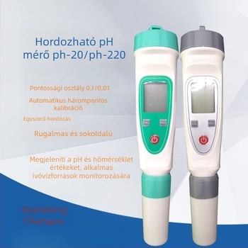 Qiwei toll formájú pH mérő ph-20/ph-220 – hordozható pH teszter