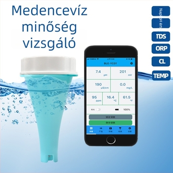 C20 többparaméteres vízminőség-analizátor medencékhez — 0–14 pH tartomány, 0.1 pontosság, 1.5V táplálás