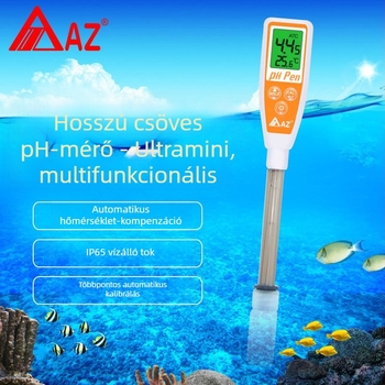 AZ8692 Kézi pH mérő a víz minőségéhez, toll formájú pH teszter