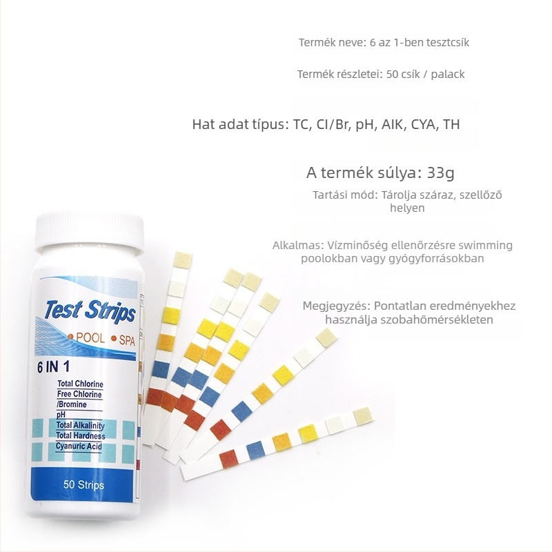 KT-W-6 hordozható vízminőség-elemző — tesztek: teljes keménység, szín, zavarosság és sóoldat-tartalom; mérési tartomány 0–1000; pontosság 1.