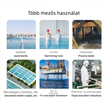RS485 pH digitális elektróda szennyvízhez és közüzemi vízhez, 3/4-es menet, magas pontosságú pH-érzékelő