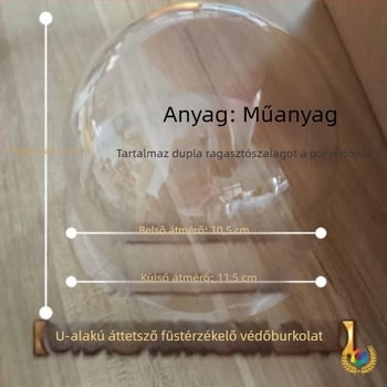 Füstjelző porvédő sapka, antiszennyező védőburkolat füstérzékelőhöz, védőház építkezésekhez és felújításokhoz