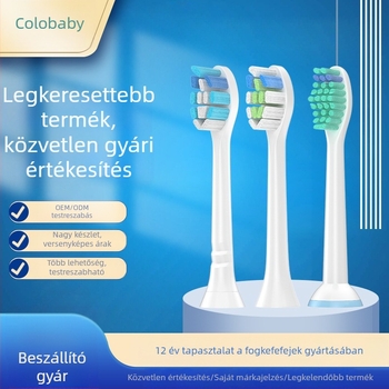 Philips HX3/6/9 elektromos fogkeféhez cserélhető fej – ABS+POM, PH modell, 220V, 1W, vákuumcsomagolás C-606 gyémánt típus