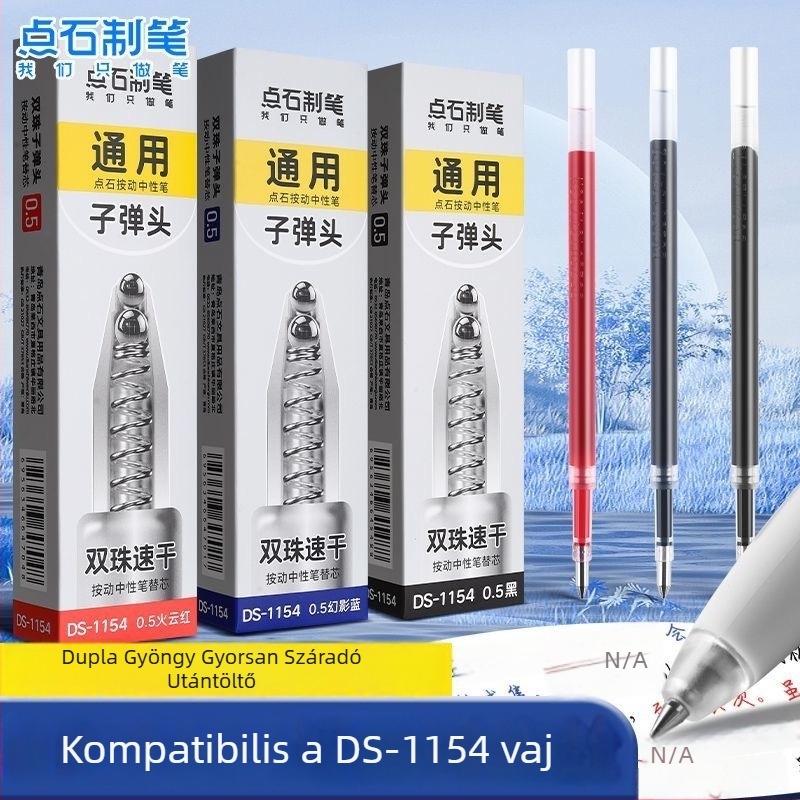 Tollbetét 0,5 mm, modell 1154, gyorsan száradó, dupla golyós betét