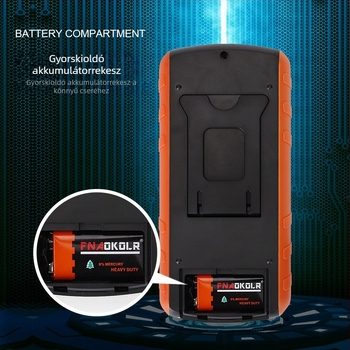 DT9205A kiváló pontosságú digitális multiméter, CE/FCC tanúsított, Biztonsági szint 3