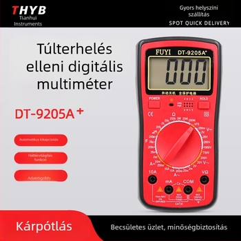 DT9205A+ Magas pontosságú digitális multiméter, hordozható