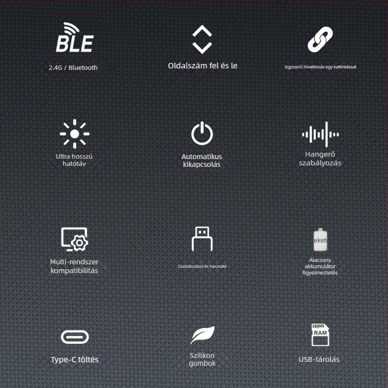 Alumínium ötvözetű vezeték nélküli oktatási és PPT mutató toll Bluetooth/2.4G, 100 m lézeres tartomány, 650 nm lézerhullámhossz, 180 mAh akkumulátor