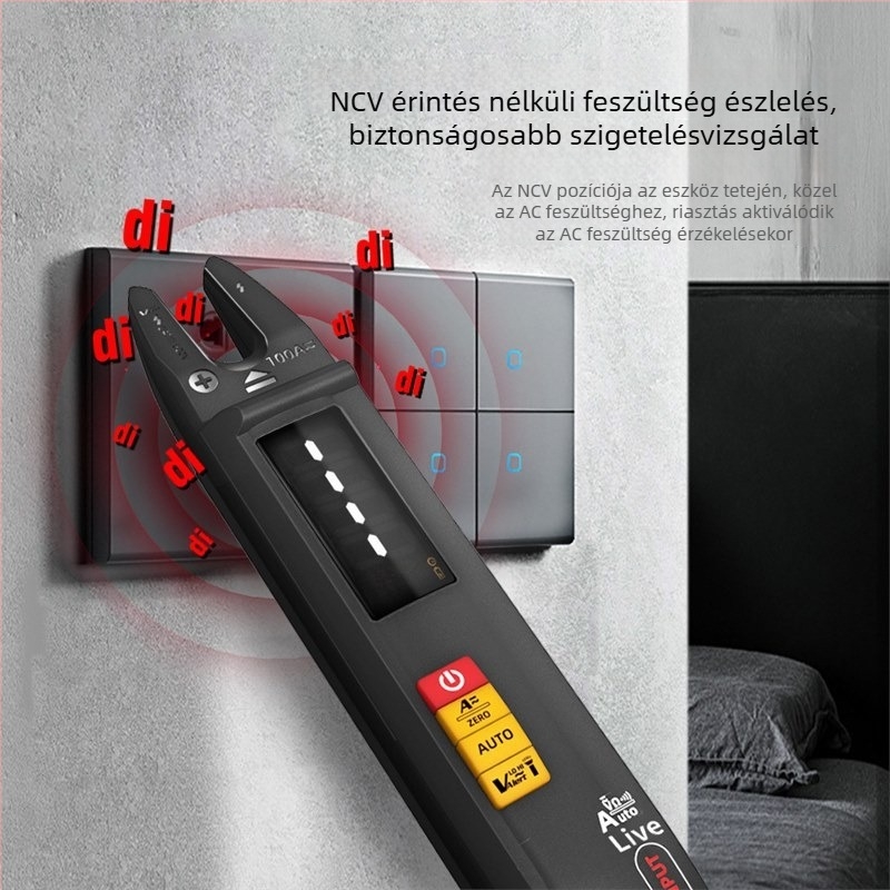 Bside U0 U-típus csipeszmérő, digitális kijelző, nagy pontosságú mini ampermérő