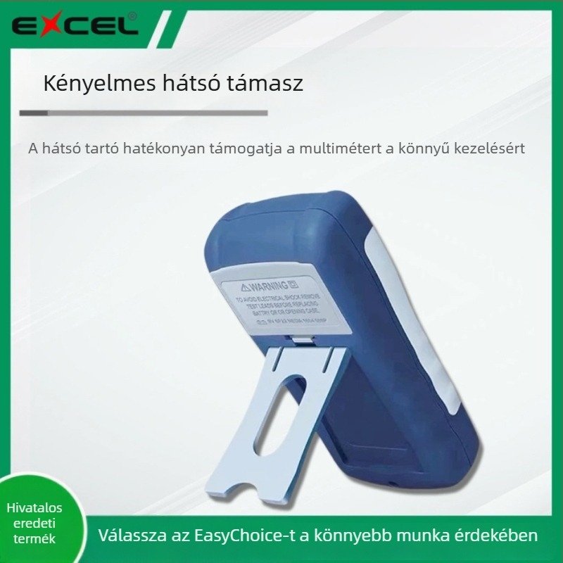 EXCEL digitális multiméter – ampermérő, kapacitás mérése, hordozható, precíz eszköz