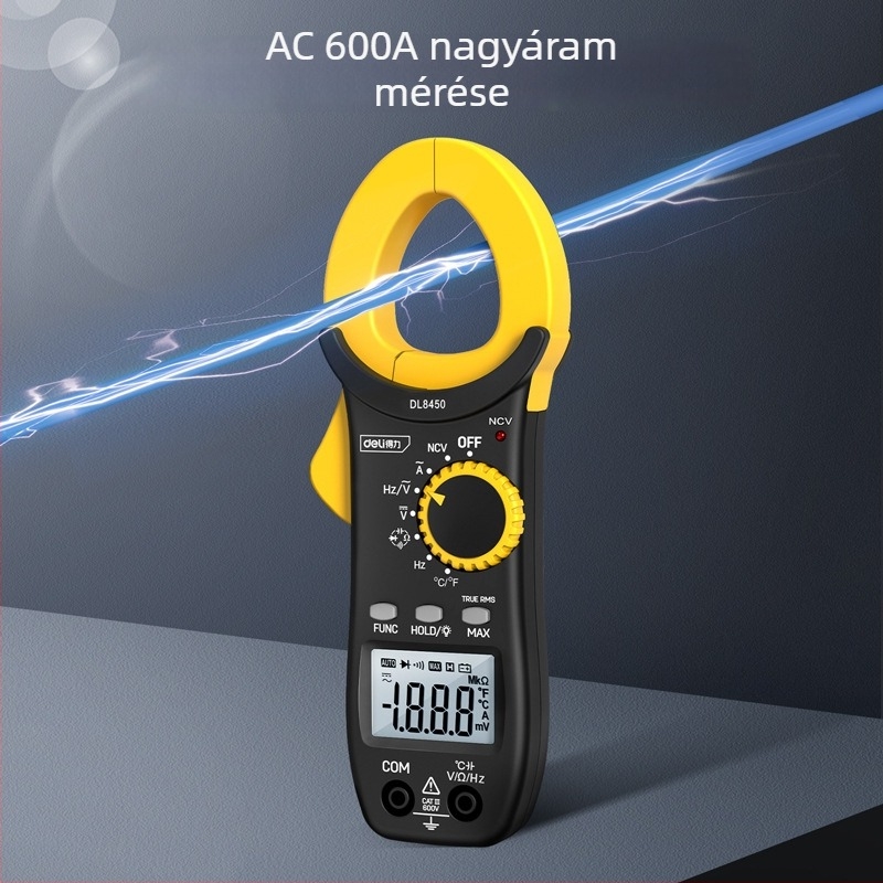 DL8440 csipeszes multiméter - digitális, nagy pontosságú, nagy kijelző, többfunkciós