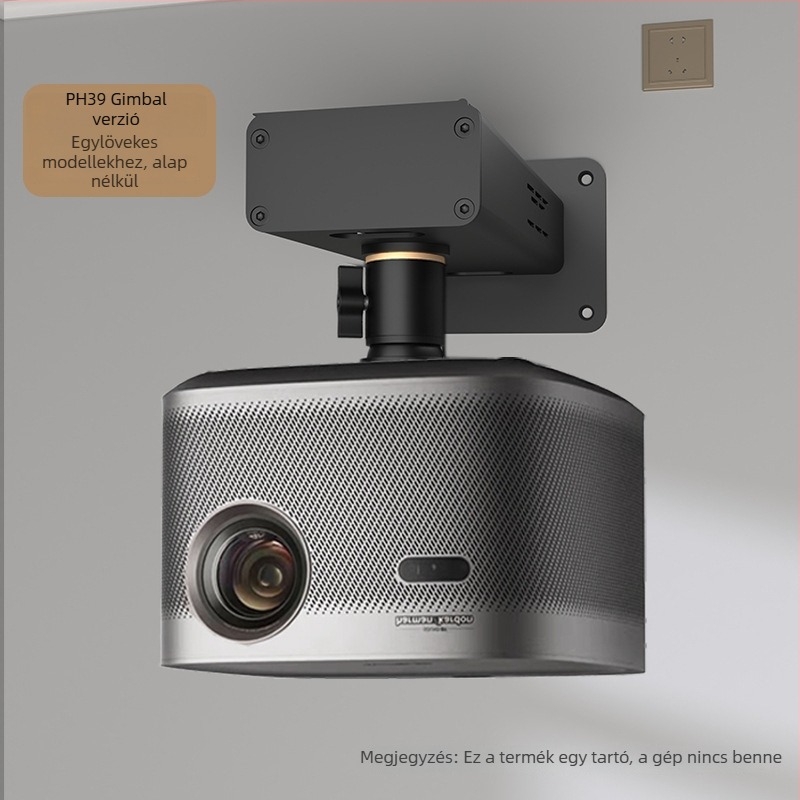 PH39 Projektor falra szerelhető tartó rejtett adapterrel – Kompatibil Jmgo, XGIMI és Dangbei
