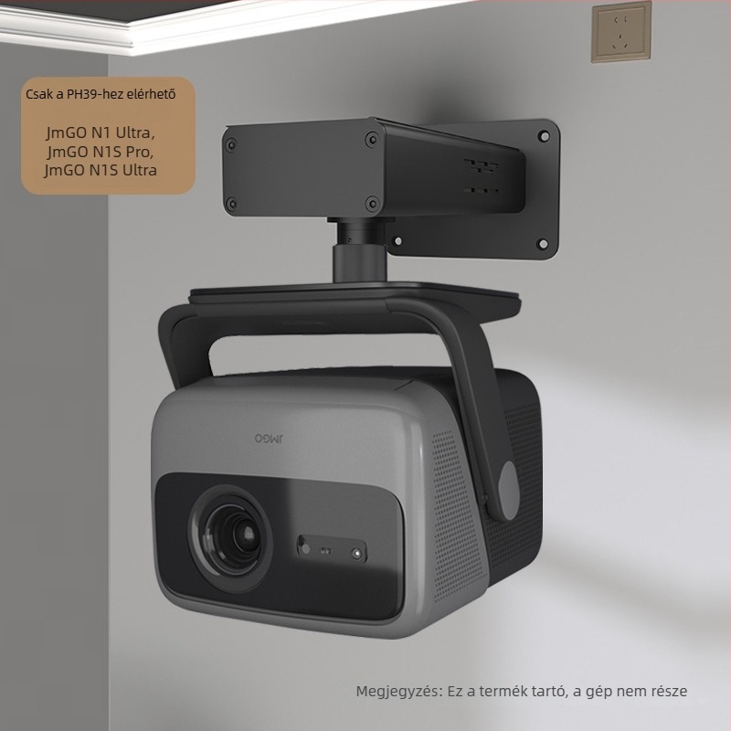 PH39 Projektor falra szerelhető tartó rejtett adapterrel – Kompatibil Jmgo, XGIMI és Dangbei