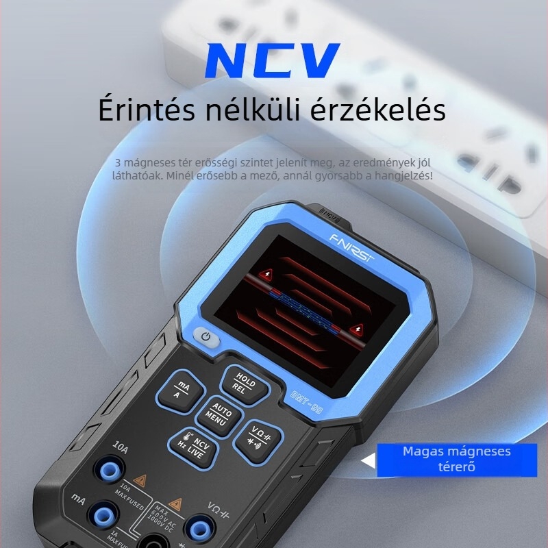 FNIRSI-DMT-99 Digitális Multiméter – Magas Pontosságú, Intelligens, Többfunkciós, Teljesen Automata Digitális Kijelző