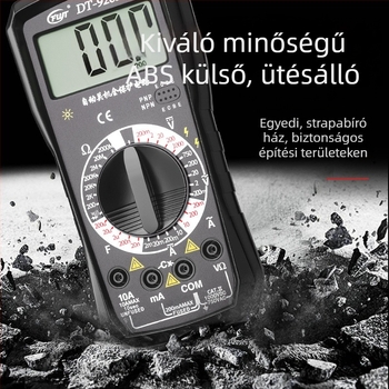 Fengwick DT9205A Digitális multiméter – Égés elleni védelem, Magas pontosság, AC árammérés