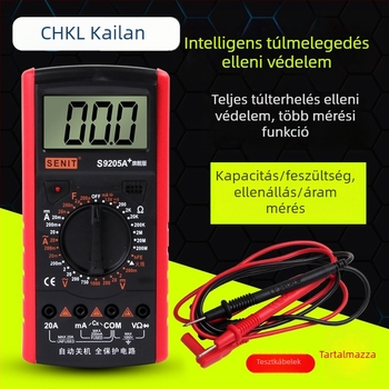 CHKL S9205A Digitális multiméter automatikus kikapcsolással, magas pontosságú, izolált és lángálló