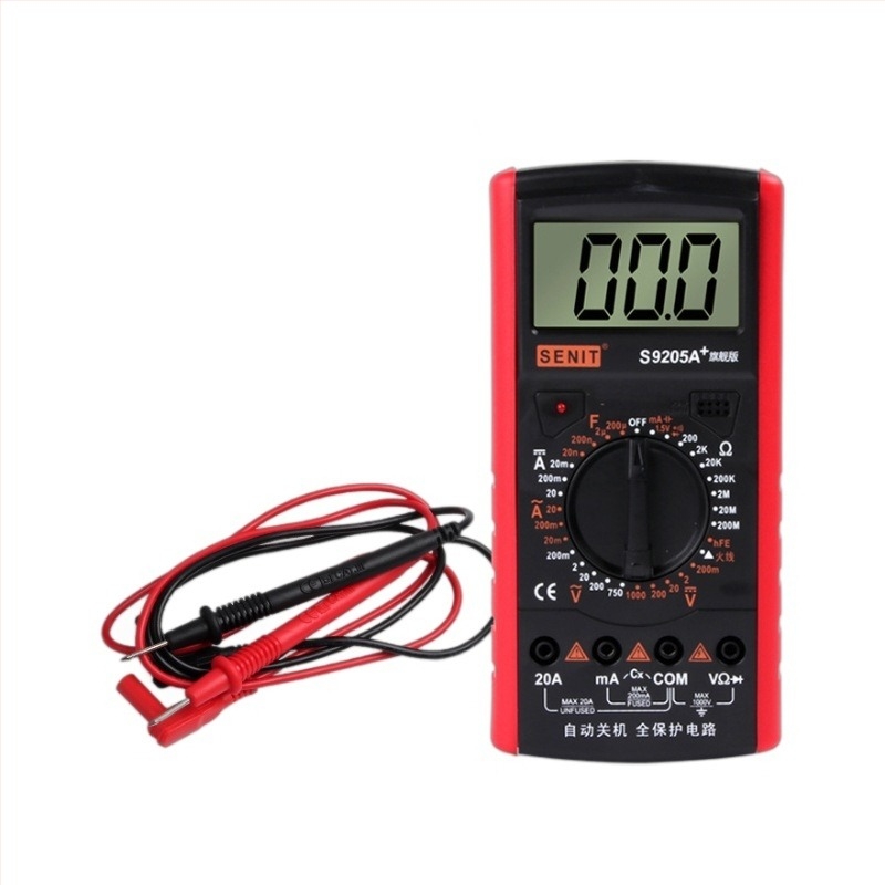 CHKL S9205A Digitális multiméter automatikus kikapcsolással, magas pontosságú, izolált és lángálló