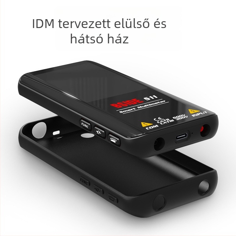 BSIDE S10 színes kijelzős digitális multiméter, nagy pontosságú, intelligens, égés elleni védelem, elektromos javításhoz és háztartási használatra