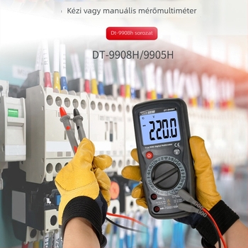 Dt-9908H Izolációs multiméter, kiváló teljesítményű digitális kézi multiméter